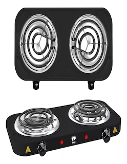 Foto 3 | Foto 3 | Parrilla Eléctrica 2 Quemadores Acero Inoxidable + Termo Güish Gratis