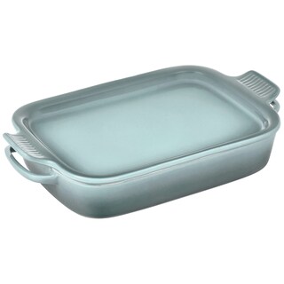 Foto 1 | Foto 1 | Plato Para Hornear Le Creuset, Cerámica, Con Tapa, Sal Marina, 37 Cm - Venta Internacional.
