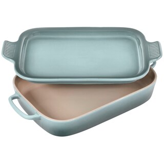 Foto 4 | Foto 4 | Plato Para Hornear Le Creuset, Cerámica, Con Tapa, Sal Marina, 37 Cm - Venta Internacional.