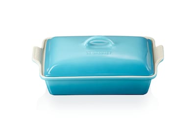 Foto 1 | Foto 1 | Cacerola Le Creuset Stoneware Heritage, 4 Litros, Azul Caribeño - Venta Internacional.