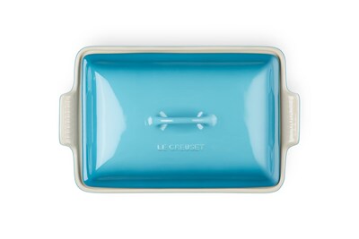Foto 3 | Foto 3 | Cacerola Le Creuset Stoneware Heritage, 4 Litros, Azul Caribeño - Venta Internacional.