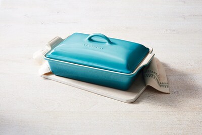 Foto 5 | Foto 5 | Cacerola Le Creuset Stoneware Heritage, 4 Litros, Azul Caribeño - Venta Internacional.