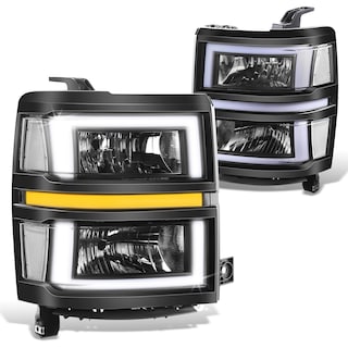 Foto 1 | Foto 1 | Barra De Luces 3d Para Faros Delanteros Dna Motoring Silverado 1500 14-15 - Venta Internacional.