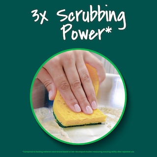 Foto 6 | Foto 6 | Scrub Sponge Scotch-brite Heavy Duty 12 Esponjas De Cocina - Venta Internacional.