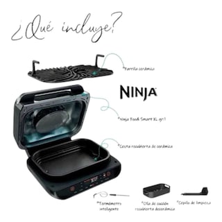 Foto 5 | Foto 5 | Parilla Interior + Freidora de Aire Ninja Fg551 Foodi Smart Xl 6 en 1