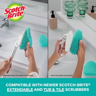 Foto 6 | Foto 6 | Almohadillas De Recambio Para Fregar Scotch-brite Antiarañazos Para Bañeras Y Azulejos (6) - Venta Internacional.