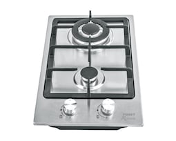 Parrilla de Gas Empotrable 30 cm 2 Quemadores Acero Inoxidable