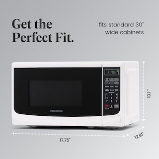 Foto 4 | Foto 4 | Microondas Farberware para Encimera 700 w 0.7 Pies Cúbicos Blanco Retro - Venta Internacional