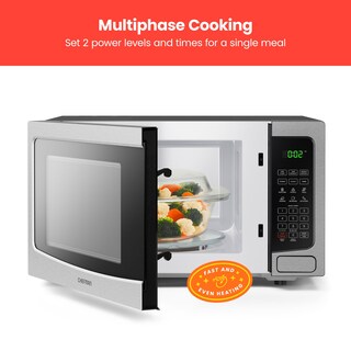 Foto 7 | Foto 7 | Horno Microondas Chefman de Acero Inoxidable de 1.1 Pies Cúbicos Y 1000 W - Venta Internacional