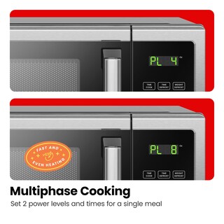 Foto 6 | Foto 6 | Horno Microondas Chefman Acero Inoxidable De 900 W 0.9 Pies Cúbicos - Venta Internacional