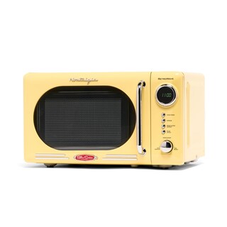 Foto 1 | Foto 1 | Horno Microondas Nostalgia Nrmo7yw6a Retro 0.7 Pies Cúbicos 700 W Amarillo - Venta Internacional.