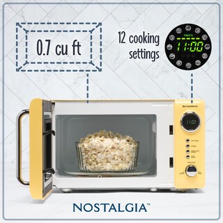Foto 2 | Foto 2 | Horno Microondas Nostalgia Nrmo7yw6a Retro 0.7 Pies Cúbicos 700 W Amarillo - Venta Internacional.