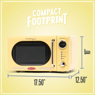 Foto 5 | Foto 5 | Horno Microondas Nostalgia Nrmo7yw6a Retro 0.7 Pies Cúbicos 700 W Amarillo - Venta Internacional.