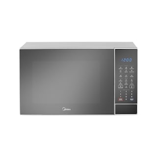 Foto 1 | Foto 1 | Horno de Microondas Midea 1.1 Pies Cúbicos Smarteco Gris con Puerta Espejo y 6 Menús Automáticos