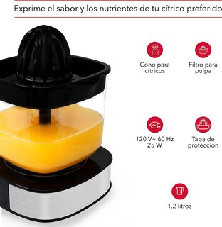 Foto 4 | Foto 4 | Exprimidor de Cítricos RCA Rc-8007 color Plata Eléctrico con Tapa de Protección
