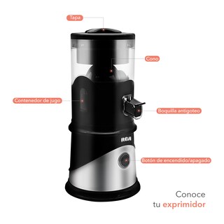 Foto 3 | Foto 3 | Exprimidor De Cítricos Rca Rc-620 Negro Inalámbrico