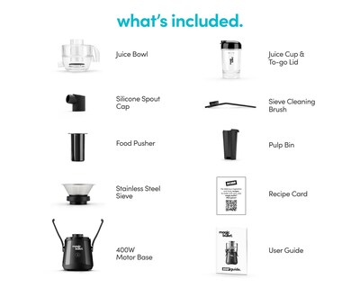 Foto 7 | Foto 7 | Exprimidor Magic Bullet Mini De 400 W Vaso De 16 Oz Negro 1 Año De Garantía - Venta Internacional.