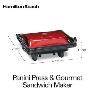 Foto 5 | Foto 5 | Prensa Para Paninis Gourmet Roja (25462z)
