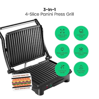 Foto 2 | Foto 2 | Sandwichera Chefman Panini Press Grill y Gourmet  - Venta Internacional