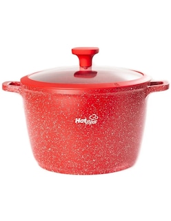 Foto 1 | Foto 1 | Olla Ultra Hot Spot Rojo Marmoleado 30cm Z603