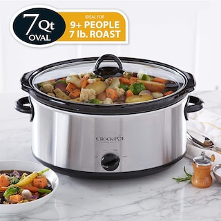 Foto 2 | Foto 2 | Venta Internacional- Olla de Cocción Lenta Crock-Pot de Acero Inoxidable 7 L