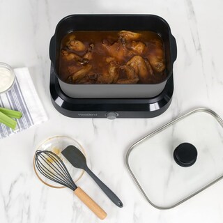 Foto 3 | Foto 3 | Olla de Cocción Lenta West Bend Plateada Antiadherente 5 l con Tapa de Viaje - Venta Internacional