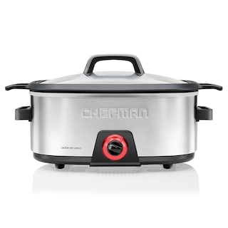Foto 1 | Foto 1 | Olla de Cocción Lenta Chefman Eléctrica de Acero Inoxidable - Venta Internacional