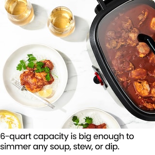Foto 5 | Foto 5 | Olla de Cocción Lenta Chefman Eléctrica de Acero Inoxidable - Venta Internacional