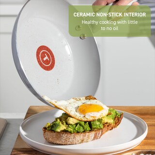 Foto 2 | Foto 2 | Cocina Jumbo T-fal Refresh De Cerámica Antiadherente De 5 Litros Con Tapa Polvorienta - Venta Internacional.