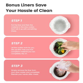 Foto 2 | Foto 2 | Olla Pequeña De Cerámica De Acero Inoxidable De 2 Cuartos De Galón De Cocción Lenta Kooc - Venta Internacional.