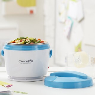 Foto 4 | Foto 4 | Calentador De Alimentos, Olla De Barro, Para Almuerzos, Azul, 20 Onzas, Con Asa De Transporte - Venta Internacional.