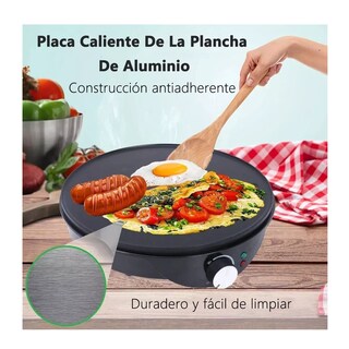 Foto 4 | Foto 4 | Crepera BELUG color Negro Eléctrica Anti Adherente Ajustable 1000W