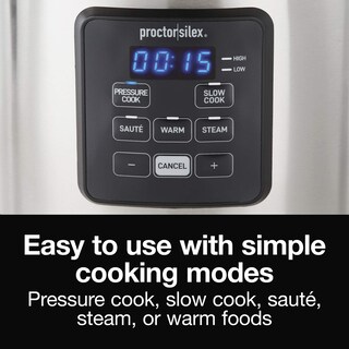 Foto 3 | Foto 3 | Olla A Presión Eléctrica Proctor-silex Simplicity 3 L 4 En 1 - Venta Internacional.