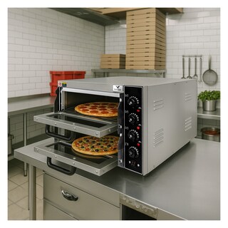 Foto 3 | Foto 3 | Horno Electrico Industrial Pizza Pan 40 Cm 300w 350°c Gutstark Home