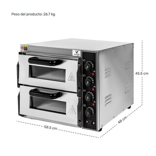 Foto 8 | Foto 8 | Horno Electrico Industrial Pizza Pan 40 Cm 300w 350°c Gutstark Home