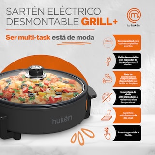 Foto 3 | Foto 3 | Sartén Eléctrico 30cm Desmontable Hukën Masterchef