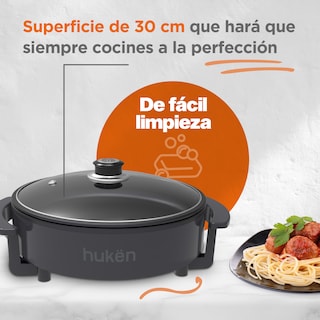 Foto 4 | Foto 4 | Sartén Eléctrico 30cm Desmontable Hukën Masterchef