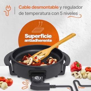 Foto 5 | Foto 5 | Sartén Eléctrico 30cm Desmontable Hukën Masterchef