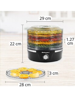 Foto 7 | Foto 7 | Deshidratador de Alimentos Elite Gourmet 5 Bandejas Sin Bpa