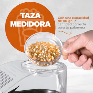 Foto 4 | Foto 4 | Máquina De Palomitas 80g Aire Caliente Hukën Masterchef