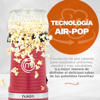 Foto 5 | Foto 5 | Máquina De Palomitas 80g Aire Caliente Hukën Masterchef