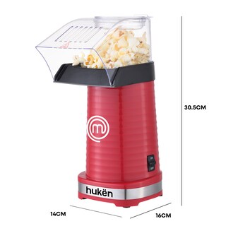 Foto 7 | Foto 8 | Máquina De Palomitas 80g Aire Caliente Hukën Masterchef