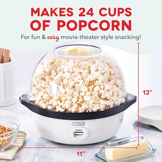 Foto 2 | Foto 2 | Mezclador Dash Smartstore Deluxe Para Hacer Palomitas 24 Tazas Color Blanco - Venta Internacional