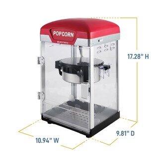 Foto 6 | Foto 6 | Sala De Cine Popcorn Popper West Bend Stir Crazy, 4 Litros, Color Rojo - Venta Internacional.