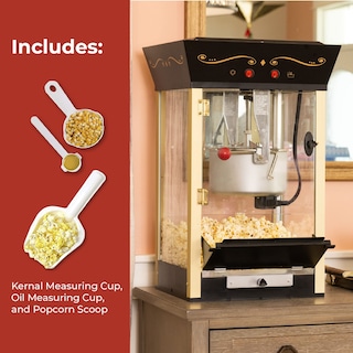 Foto 4 | Foto 4 | Carrito Profesional Popcorn Maker Nostalgia, 240 Ml, 32 Tazas - Venta Internacional.