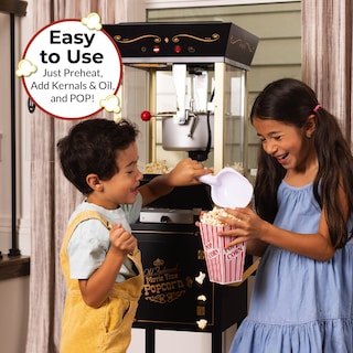 Foto 5 | Foto 5 | Carrito Profesional Popcorn Maker Nostalgia, 240 Ml, 32 Tazas - Venta Internacional.