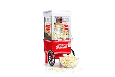 Foto 1 | Foto 1 | Popcorn Maker Nostalgia Coca-cola 12 Tazas Hot Air White - Venta Internacional.