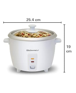 Foto 3 | Foto 3 | Arrocera y Vaporera Elite Gourmet Eléctrica 6 Tazas Acero Inoxidable