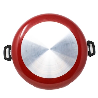 Foto 3 | Foto 3 | Arrocera Lamex 6591-3 Roja 34 cm con Antiadherente y Tapa de Vidrio