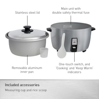 Foto 5 | Foto 5 | Arrocera Panasonic Sr-42hzp Para 46 Tazas (cocida), Color Plateado - Venta Internacional.